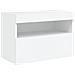 Mobile Tv A Parete Con Luci Led Bianco 60x30x40 Cm - Foto miniatura 3
