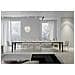 Tavolo Allungabile 90x160/420 Cm Flame Evolution Telaio Antracite - Bianco Frassino - Foto miniatura 3
