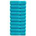 Asciugamani Premium SOLUND 10pz Turchesi 50x100cm 600 g /m² - Foto miniatura 1