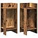 Tavolini Laterali 2 Pz Con Ripiano Legno Antico 25,5x27x60 Cm - Foto miniatura 1