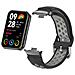 Cinturino In Silicone Per Xiaomi Mi Band 9/8 Pro (18mm) Black+grey - Foto miniatura 1