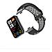 Cinturino In Silicone Per Xiaomi Mi Band 9/8 Pro (18mm) Black+grey - Foto miniatura 3