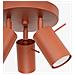 Lampada Da Soffitto Ring 3p Rosso Ocra Sl. 1509 - Moderno Lampada Da Soffitto Ocra Rossa 18.5x19.5x19.5 Cm - Foto miniatura 8