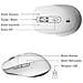 MOUSE CURVE ERGO DUAL BATTERY WHITE SUBMO-EDCUR02 - Foto miniatura 3