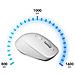 MOUSE CURVE ERGO DUAL BATTERY WHITE SUBMO-EDCUR02 - Foto miniatura 4