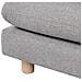 Ottomana Heden Tessuto Grigio - Foto miniatura 3