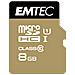 ECMSDM8GHC10GP memoria flash 8 GB MicroSDHC Classe 10 - Foto miniatura 1