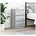 Comodini con 3 Cassetti 2 pz Grigio Sonoma 39x35x65 cm - Foto miniatura 1