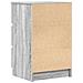 Comodini con 3 Cassetti 2 pz Grigio Sonoma 39x35x65 cm - Foto miniatura 5