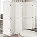 Divisorio Ambienti 6pannelli Bianco Legno Massello Di Paulownia - Foto miniatura 1