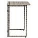 Tavolo da Giardino Pieghevole Grigio 90x51x75 cm in Polyrattan - Foto miniatura 5
