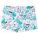 Pantaloncini per Bambini con Coulisse Ecru e Menta Scuro 128 - Foto miniatura 2
