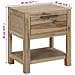 Comodini Con Cassetti 2 Pz 40x30x48 Cm Legno Massello Di Acacia - Foto miniatura 8