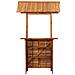 Tavolo Bar Esterno Con Tetto 113x106x217cm Massello Di Acacia - Foto miniatura 4