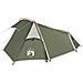 Tenda da Campeggio a Tunnel per 2 Persone Verde Impermeabile - Foto miniatura 6