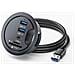 Hub Usb 3.0 Versatile Con Lettore Di Schede E Splitter Usb - Foto miniatura 2