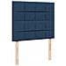 Giroletto a Molle con Materasso Blu 120x190 cm in Tessuto - Foto miniatura 7