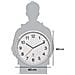 60.3545.02 orologio da parete e da tavolo Orologio analogico Rotondo Alluminio, Bianco - Foto miniatura 2