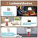 Lampada Da Tavolo A Led, Wireless, Solare, A Batteria, Moderna, Da Comodino, Touch Dimmerabile - Foto miniatura 4