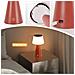 Lampada Da Tavolo A Led, Wireless, Solare, A Batteria, Moderna, Da Comodino, Touch Dimmerabile - Foto miniatura 6