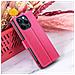 Custodia A Portafoglio Per Iphone 15 Pro Max Con Supporto E Linguetta Magnetica, Fucsia - Foto miniatura 3