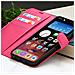 Custodia A Portafoglio Per Iphone 15 Pro Max Con Supporto E Linguetta Magnetica, Fucsia - Foto miniatura 5
