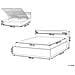 Letto Ottomana Con Led Tessuto Armelle 160 X 200 Cm Beige - Foto miniatura 4