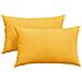 Cuscini da Divano 2 pcs Giallo Chiaro 50 x 30 cm - Foto miniatura 1
