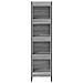 Armadio per Libri Grigio Sonoma 80 x 30 x 155 cm - Foto miniatura 5