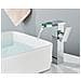 Rubinetto per lavabo da bagno, Blackswan, tipo M189, modello alto cromato con bocca a cascata e LED, misura 24 cm - Foto miniatura 3