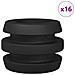 Paracolpi per tavolo da calcio balilla 16 pcs Nero 3 x 3 x 2 cm - Foto miniatura 3