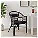 Sedia Impilabile Nero 60 x 60 x 81 cm Rattan - Foto miniatura 2