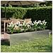 Vaso da giardino Argento 280 x 80 x 60 cm Acciaio zincato - Foto miniatura 2