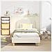 Struttura letto bambini con testata Crema 80 x 160 cm Bouclé - Foto miniatura 3