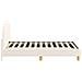 Struttura letto bambini con testata Crema 80 x 160 cm Bouclé - Foto miniatura 6