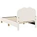 Struttura letto bambini con testata Crema 80 x 160 cm Bouclé - Foto miniatura 7