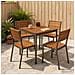 Tavolo da cena da giardino Naturale e Caffè 70 x 68,5 x 75 cm - Foto miniatura 2