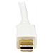 Cavo convertitore adattatore Mini DisplayPort a DVI da 1,8 m - Mini DP a DVI 1920x1200 - Bianco - Foto miniatura 2