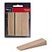 Confezione da 3 Fermaporte a Cuneo in Legno da 73mm - Foto miniatura 1