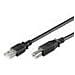 Cavo USB 2.0 A / B M / M 1.8 mt nero, bulk - Foto miniatura 1