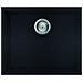 Lavello Quadra 105 Keratek Plus Sottotop 54x44 cm 1 vasca Colore Nero Assoluto 86 - Foto miniatura 1