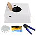 Kit Matassa U / UTP Cavo Cat. 6 CCA 305m Fascette e Plug RJ45 - Foto miniatura 1