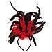 Accessori Costume Carnevale Cerchietto Piume Burlesque N01647 - Foto miniatura 2