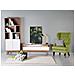 Credenza Da Soggiorno In Mdf Color Noce E Bianco - Columbus - Foto miniatura 6