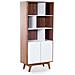 Credenza Da Soggiorno In Mdf Color Noce E Bianco - Columbus - Foto miniatura 21