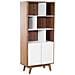 Credenza Da Soggiorno In Mdf Color Noce E Bianco - Columbus - Foto miniatura 32