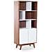 Credenza Da Soggiorno In Mdf Color Noce E Bianco - Columbus - Foto miniatura 18
