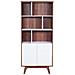 Credenza Da Soggiorno In Mdf Color Noce E Bianco - Columbus - Foto miniatura 10
