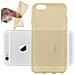 Custodia Compatibile Con Apple Iphone 6 / Iphone 6s In Oro Trasparente - Coperchio Protettivo In Silicone Tpu Flessibile - Foto miniatura 5