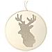 Mobile In Legno Per Ricamare - Cervo 22 X 22 Cm - Foto miniatura 2